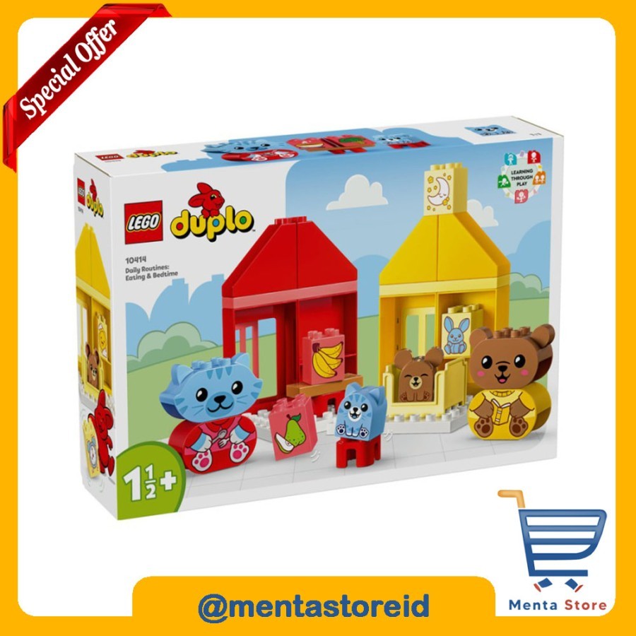 Jual LEGO Duplo 10414 Daily Routines: Eating & Bedtime | Shopee Indonesia