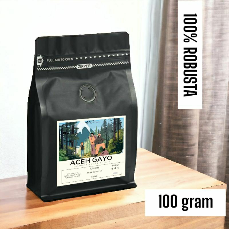 Jual Kopi Robusta Aceh Gayo Kopi Bubuk Robusta 100gram Shopee Indonesia 9669