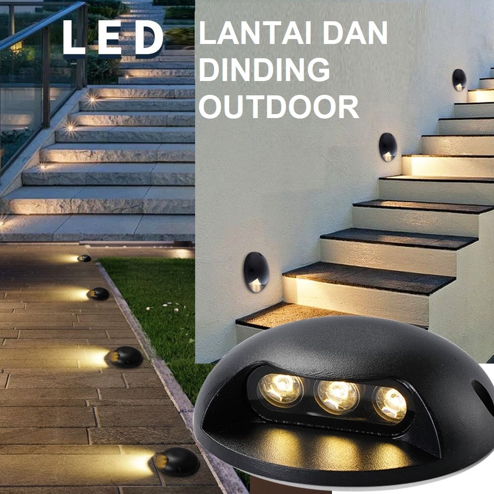 Jual Lampu lantai 1arah led 3w Lampu Lantai Dinding 3w dan Lantai