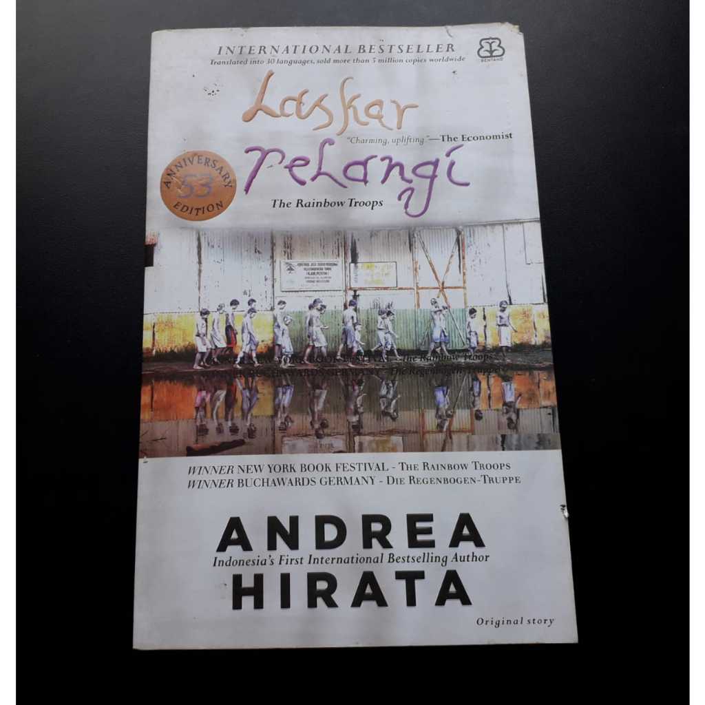 Jual Buku Novel Laskar Pelangi Karya Andrea Hirata Bekas Preloved