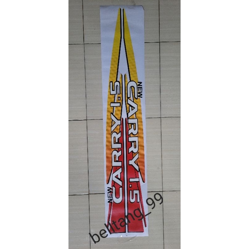 Jual stiker carry new pick 15/stiker carry new 15 luxury pick up ...