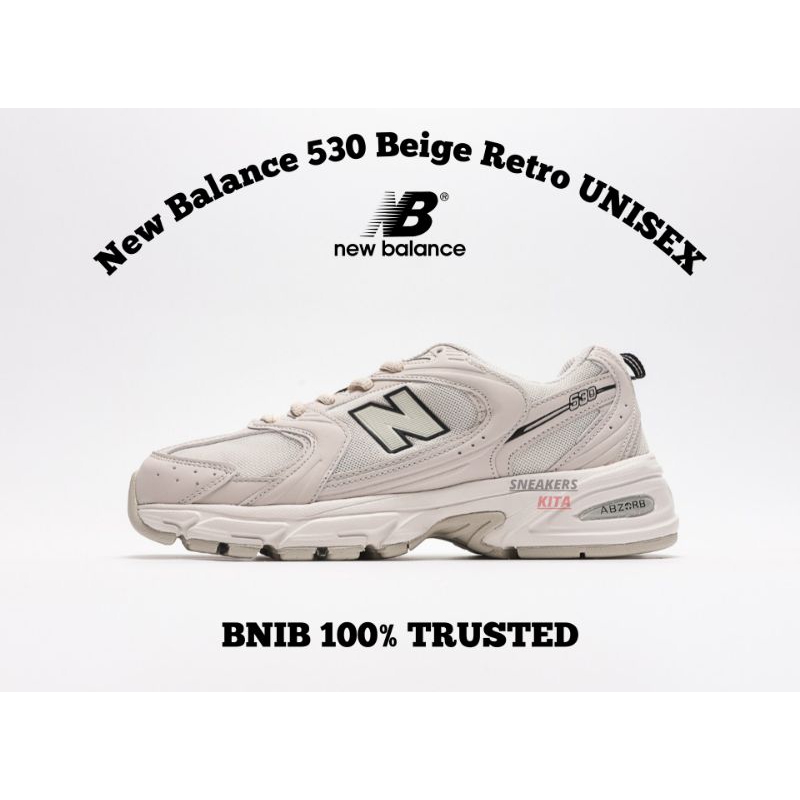 Jual Unisex Sepatu New Balance 530 Beige Retro Mr530sh Bnib 100