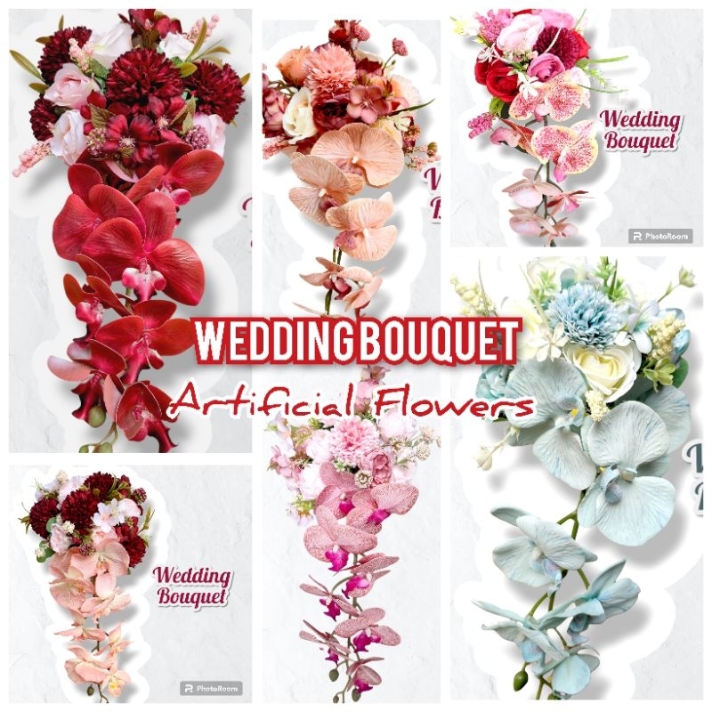 Jual [READY STOCK] Wedding Hand Bouquet Juntai Cascade Buket Bunga