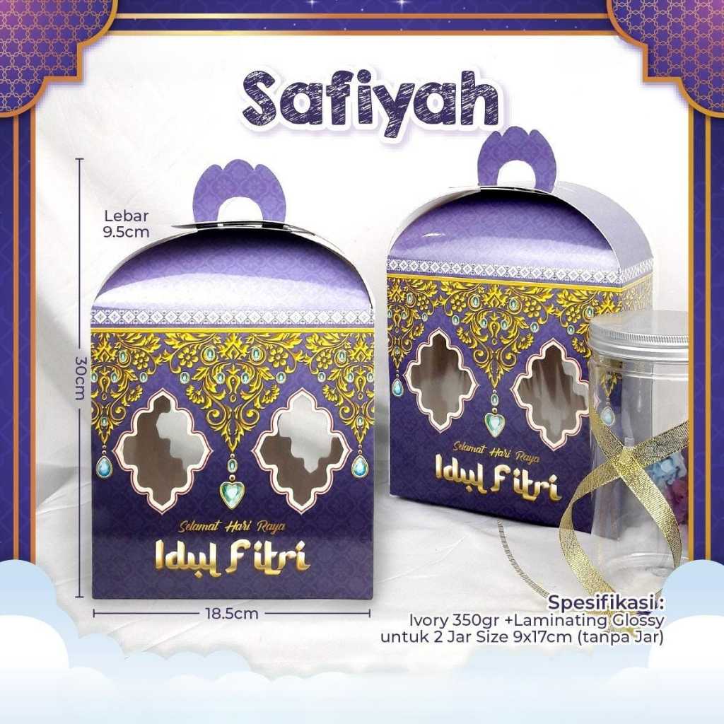 Jual Box Safiyah Edisi Lebaran| Dus Kue| Box Toples (1 Pack 5 Pcs ...