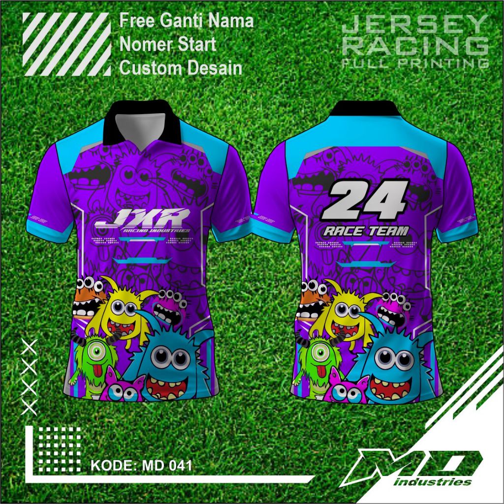 Jual KAOS PRINTING RACING / ROAD RACE BEBAS CUSTOM DESAIN MURAH