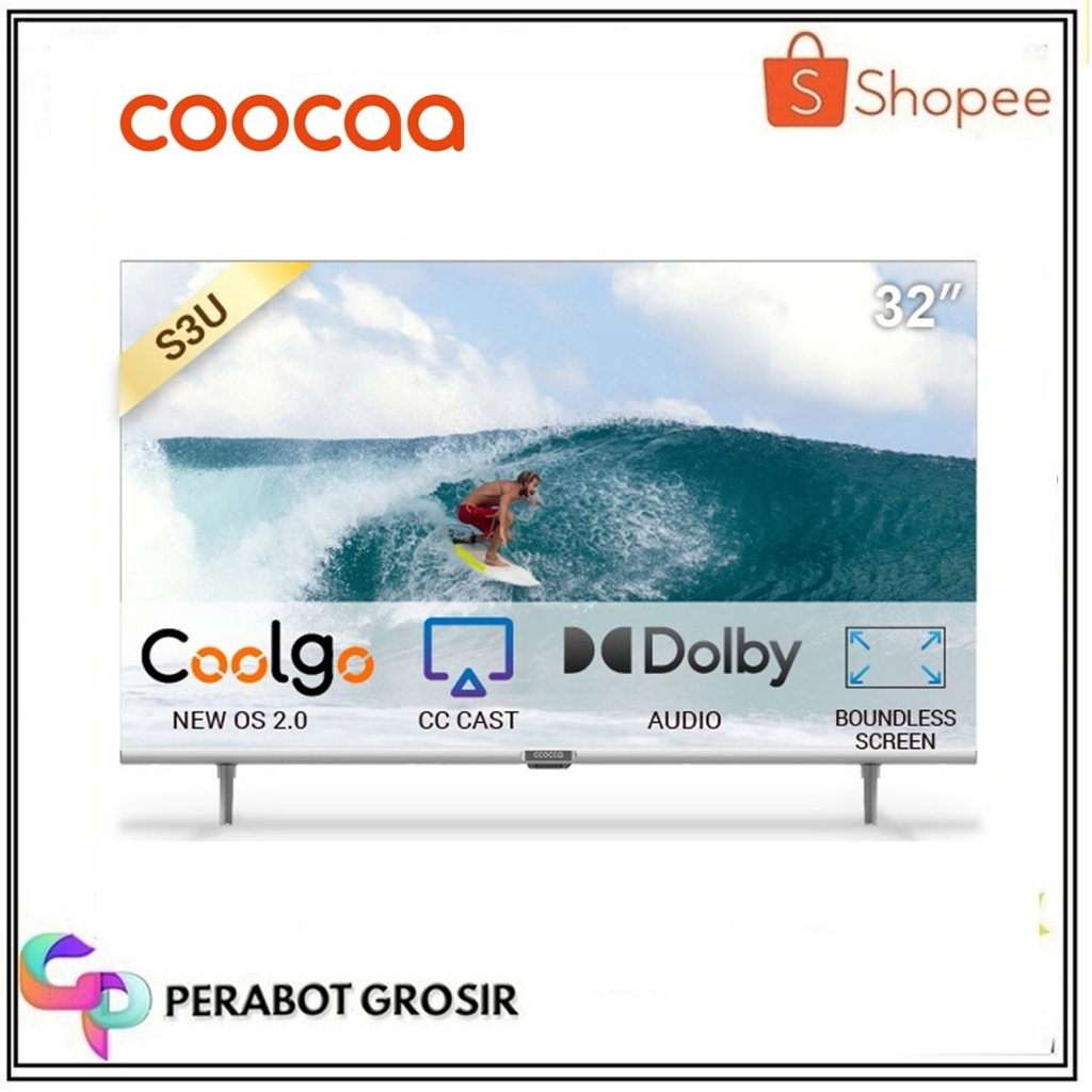 Jual Coocaa Led Smart Tv 32 Inch 32s3u PLUS Digital Youtube | Shopee ...