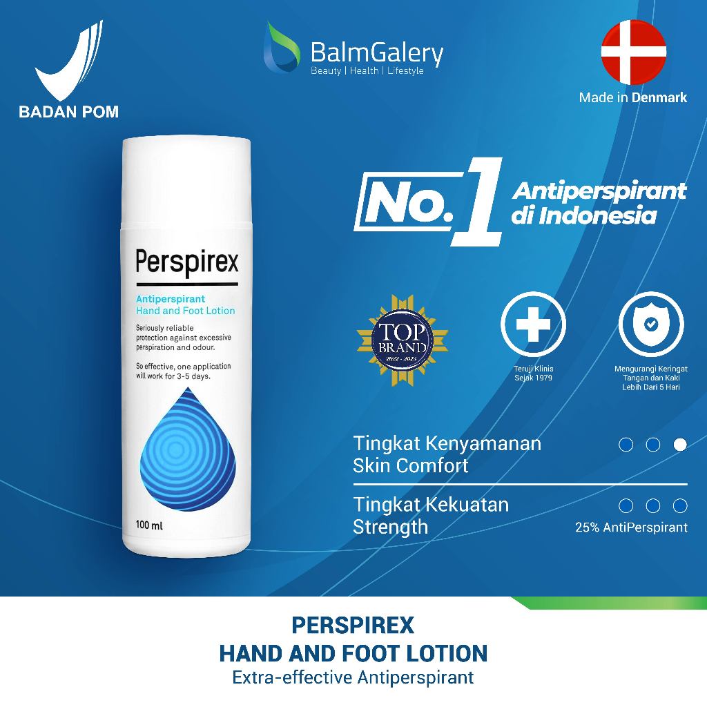 Jual Perspirex Hand And Foot Lotion Deodorant Kaki Dan Tangan 100ml1x Deodoran Lotion 8803