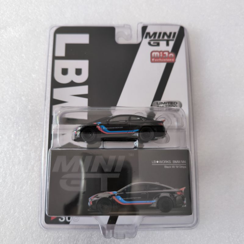 Jual MINI GT 306 MIJO LB WORKS LBWK BMW M4 BLACK W/ M STRIPE - BLISTER ...