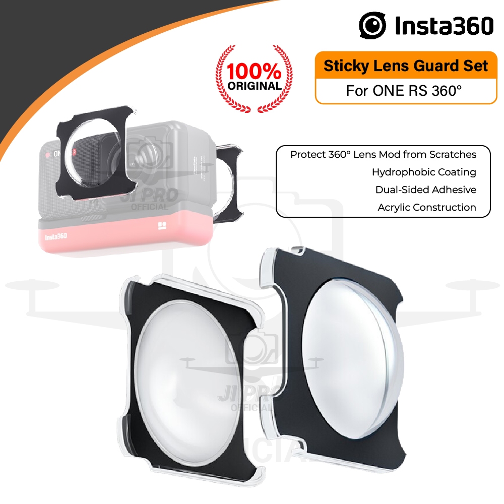 Jual Insta360 Sticky Lens Guard Set for ONE RS 360° Lens Mod Lensguard ...