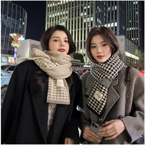 Jual Scarf Syal Leher Rajut Wanita dan Pria Winter Musim Dingin Import ...