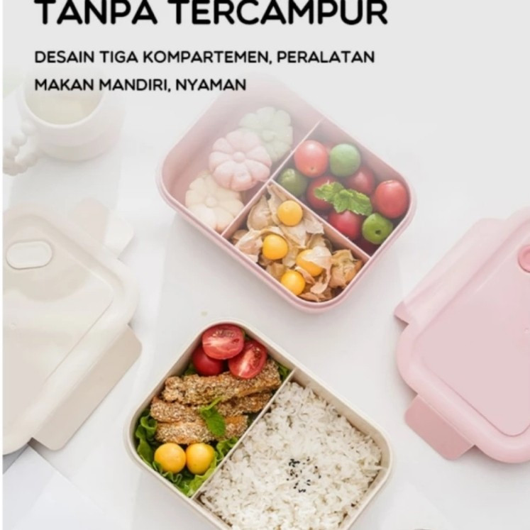 Jual BONBOX LUNCH BOX MICROWAVEABLE KOTAK MAKAN SERBAGUNA BONBOX ...