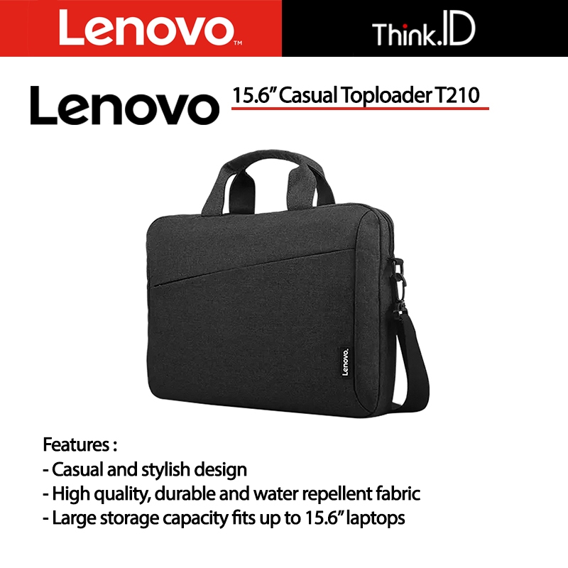 Jual Tas Lenovo 15.6inch Laptop Casual Toploader T210 4X40T84061