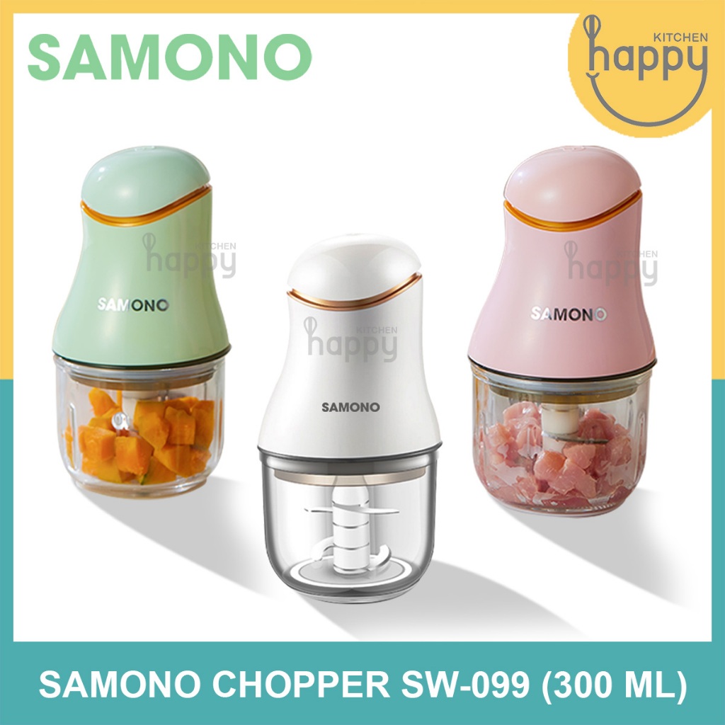 Jual Samono Food Processor SW 099 Food Chopper Kaca 200W Blender Kapsul