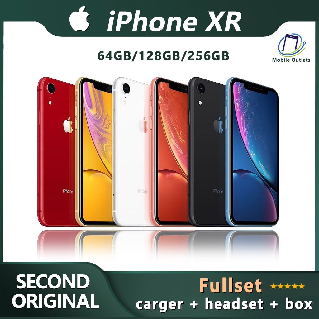Jual iPhone XR second original Mulus 99% seperti baru no refundbish