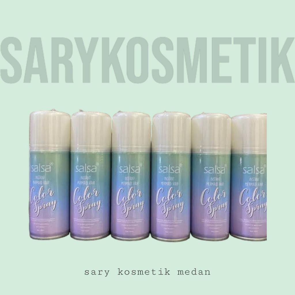 Jual ua,ox/ SALSA HAIR COLOUR SPRAY - CAT PEWARNA RAMBUT TEMPORARY SEMI ...