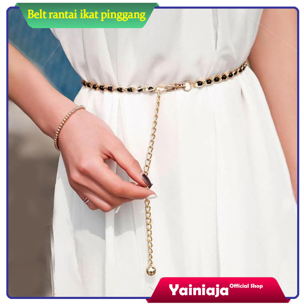 Jual Ikat Pinggang Belt Rantai Mutiara | Shopee Indonesia