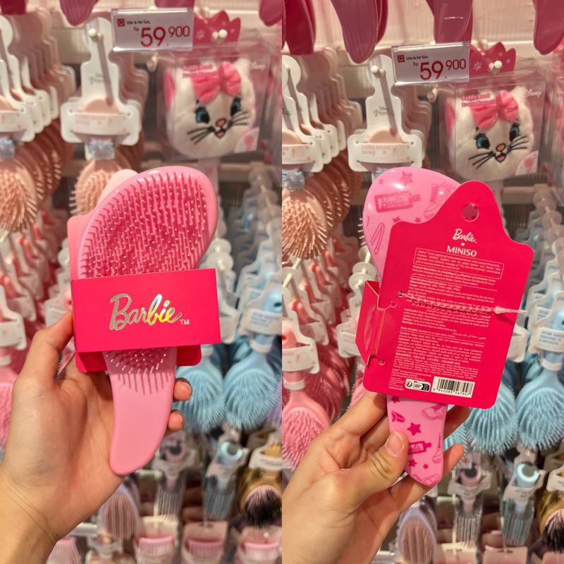 Jual Miniso x Barbie‼️ Detangle Hair Brush / Sisir Barbie Shopee