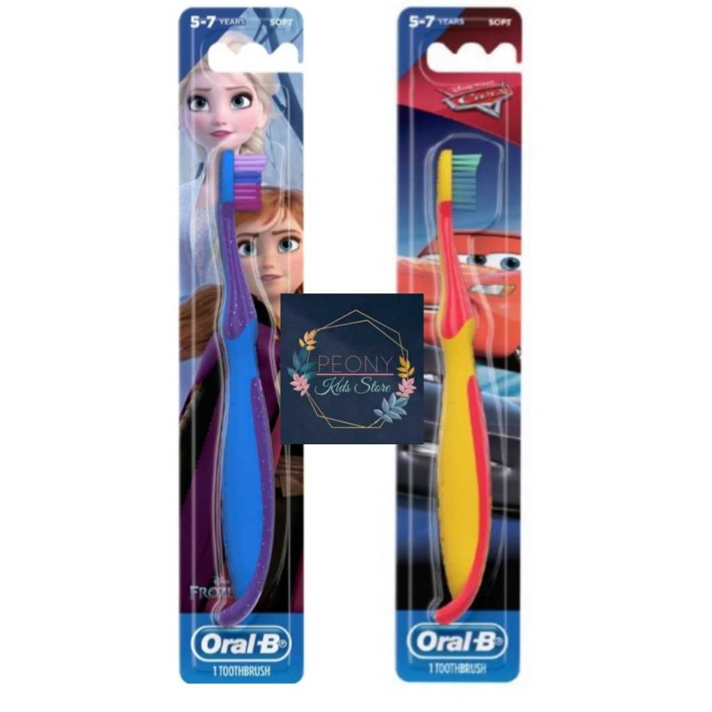 Jual Oral-B Kids Soft Toothbrush Stage 3 (5-7Tahun) Disney Car Princess ...