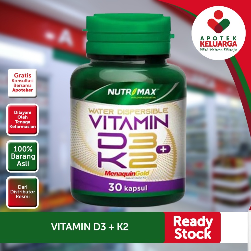 Jual Nutrimax Vitamin D3 + K2 30 Kapsul | Shopee Indonesia