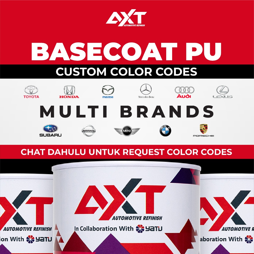 Jual AXT PU Basecoat CUSTOM COLOR CODE | Shopee Indonesia