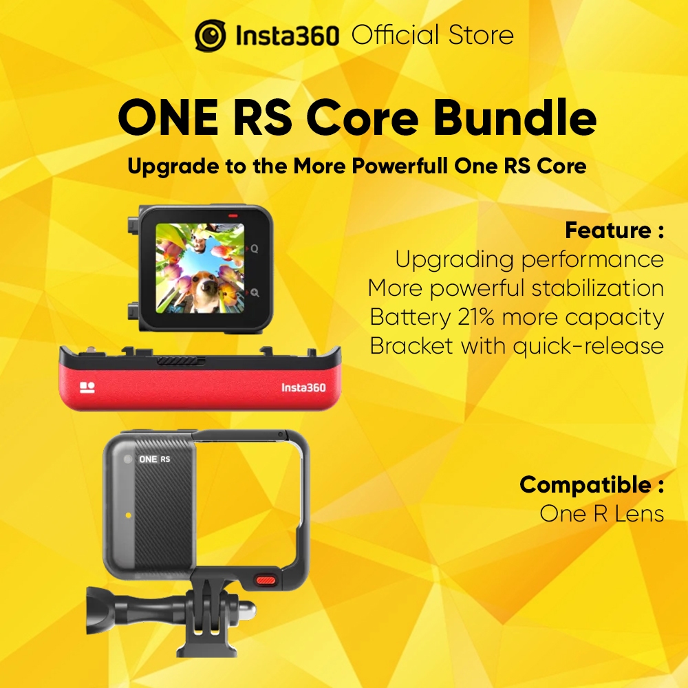 Jual Insta360 ONE RS Core Bundle Paket Upgrade One R | Shopee Indonesia