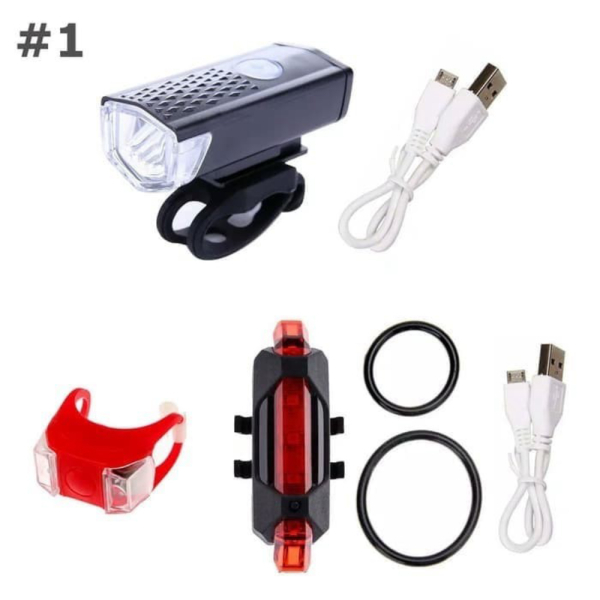 Jual Jual Paket In Lampu Sepeda Depan Belakang Led Light Diskon