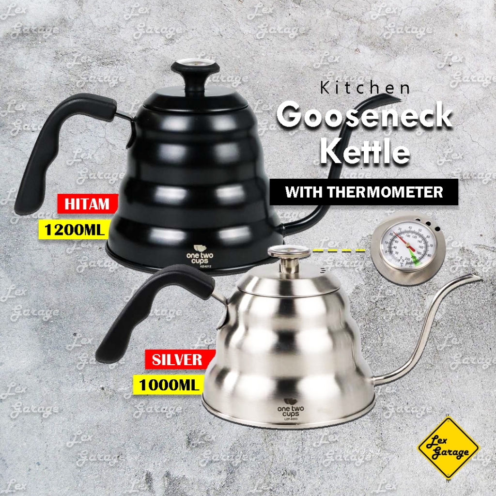 Jual Gooseneck Kettle Thermometer Teko Leher Angsa Termometer Stainless Shopee Indonesia 2885