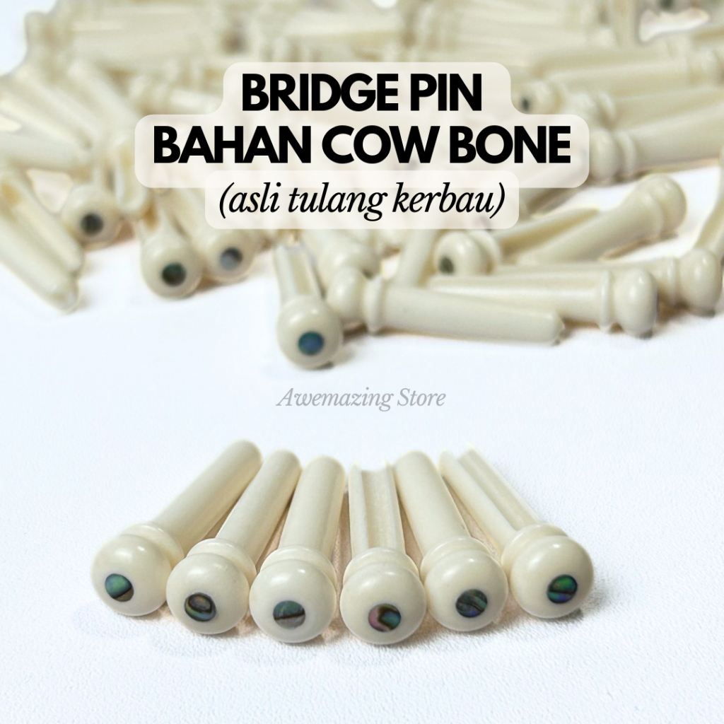 Jual Bridge Pin Asli Terbuat Dari Tulang Sapi / Kerbau (harga untuk 6 ...