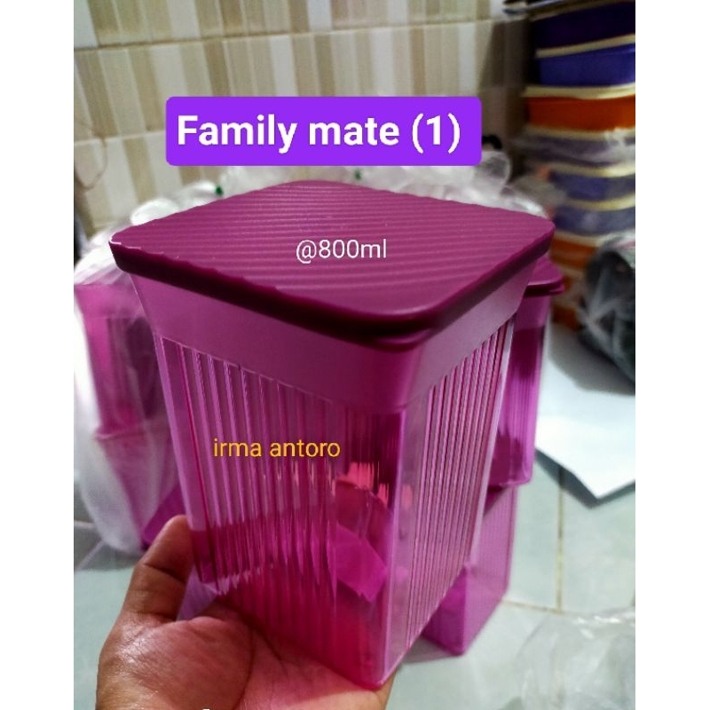 Jual Tupperware / Family Mate Square / Toples cristal (1pc) | Shopee ...