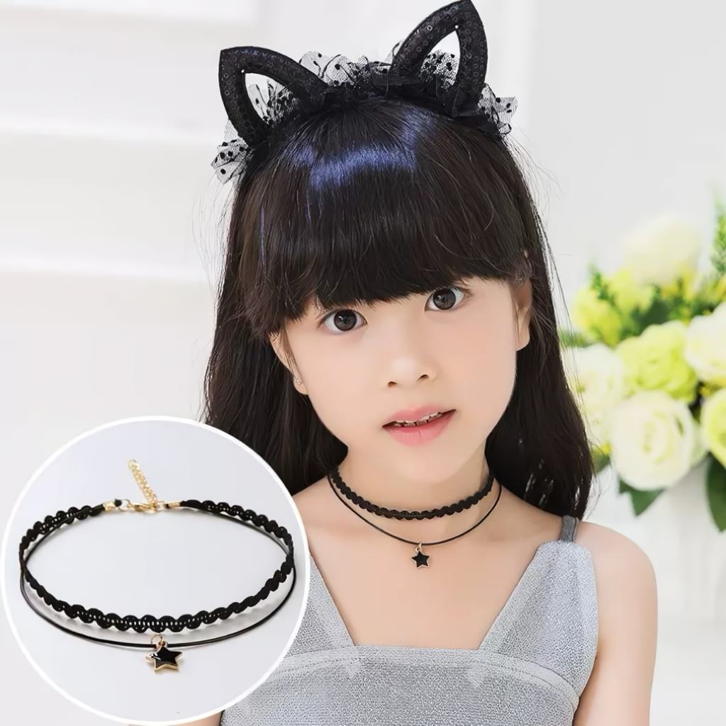 Kalung Choker Anak Korean Style A96 Aksesoris Fashion Anak dan Dewasa