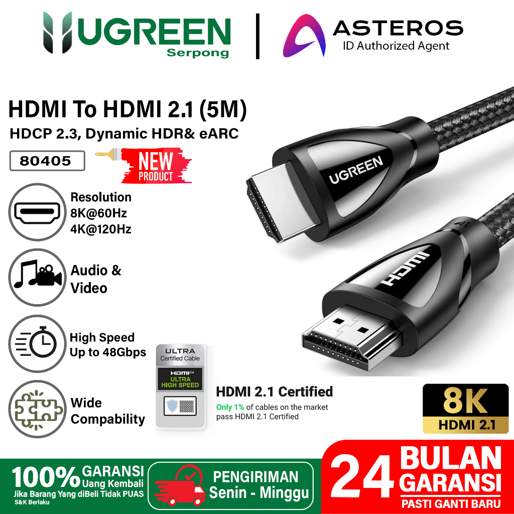 Jual Ugreen Kabel Hdmi To Hdmi Ultra Hd K K Ugreen Kabel Hdmi To Vga