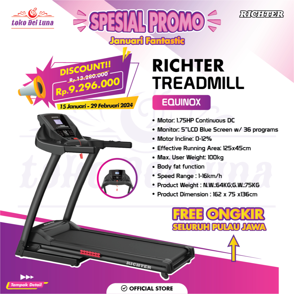 Richter treadmill online explore