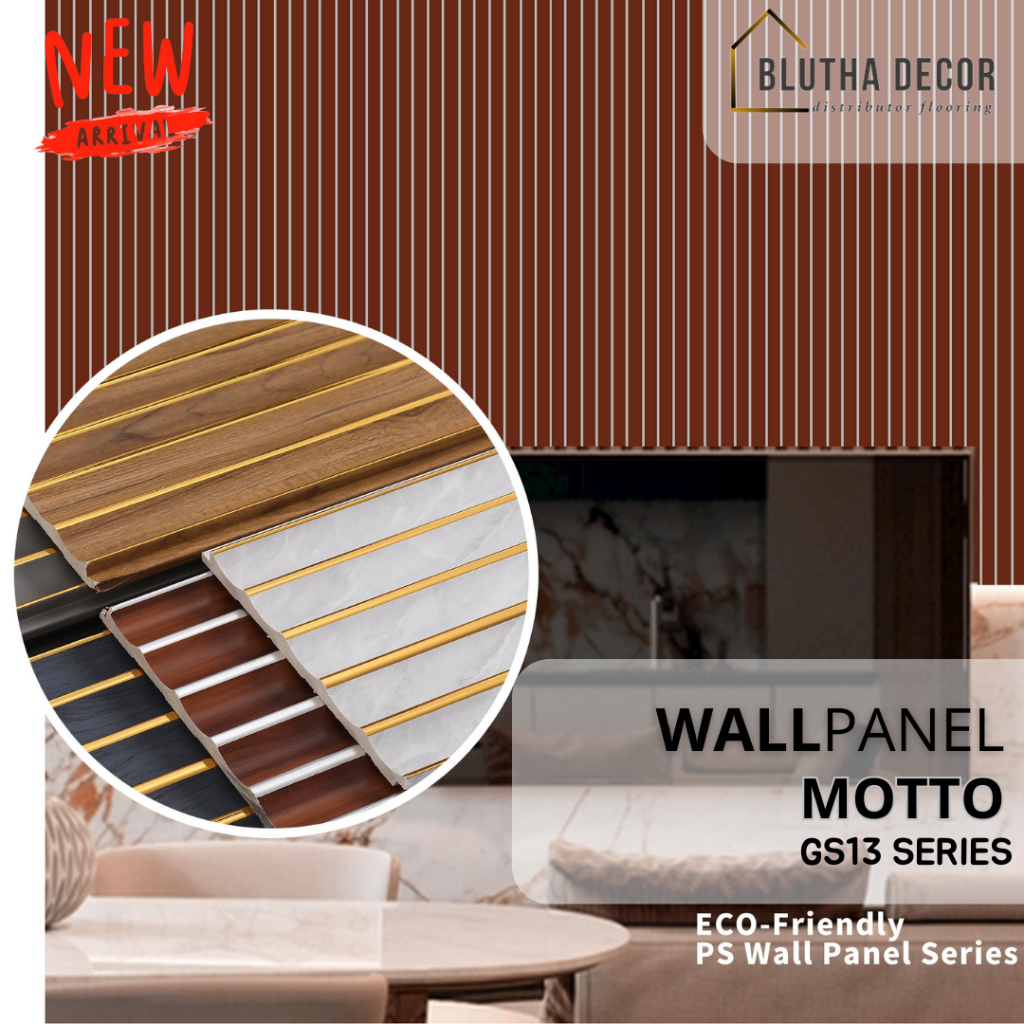 Jual New Produk Wpc Wall Panel Wood Panel Panel Dinding Motto Gs Series Shopee Indonesia