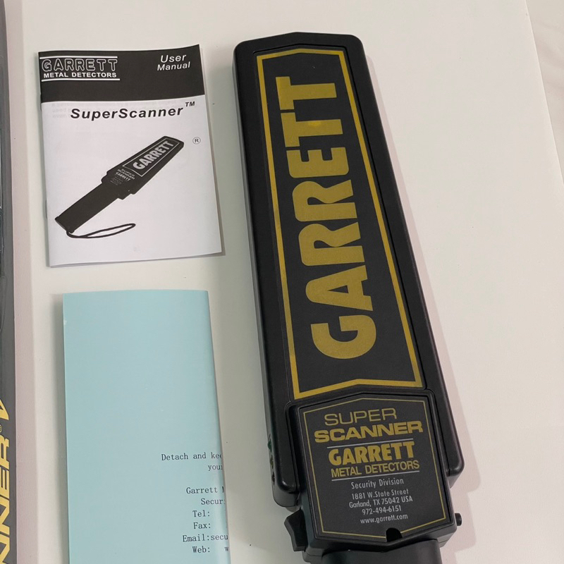 Jual Garret Metal Detector Super Scanner Original USA Pendeteksi Logam ...