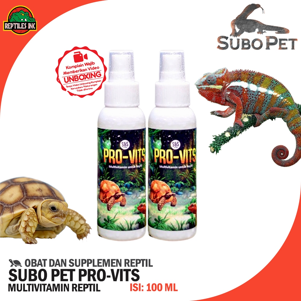 Jual ProVits Suplemen Vitamin Reptil Kura Torto Sulcata BD Iguana