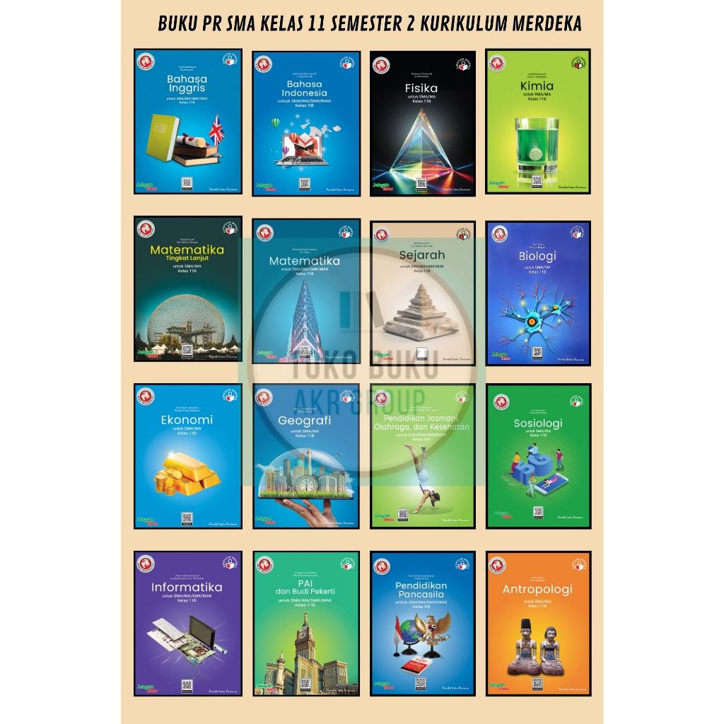 Jual Buku PR Interaktif SMA Kelas 11 Semester 2 Kurikulum Merdeka Tahun ...