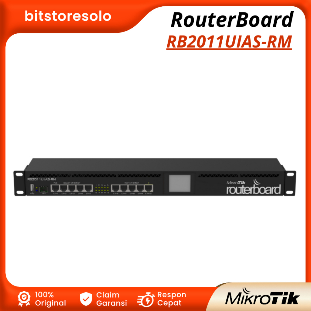 Jual Router Ethernet Routerboard MIKROTIK RB2011UIAS-RM Rackmount ...