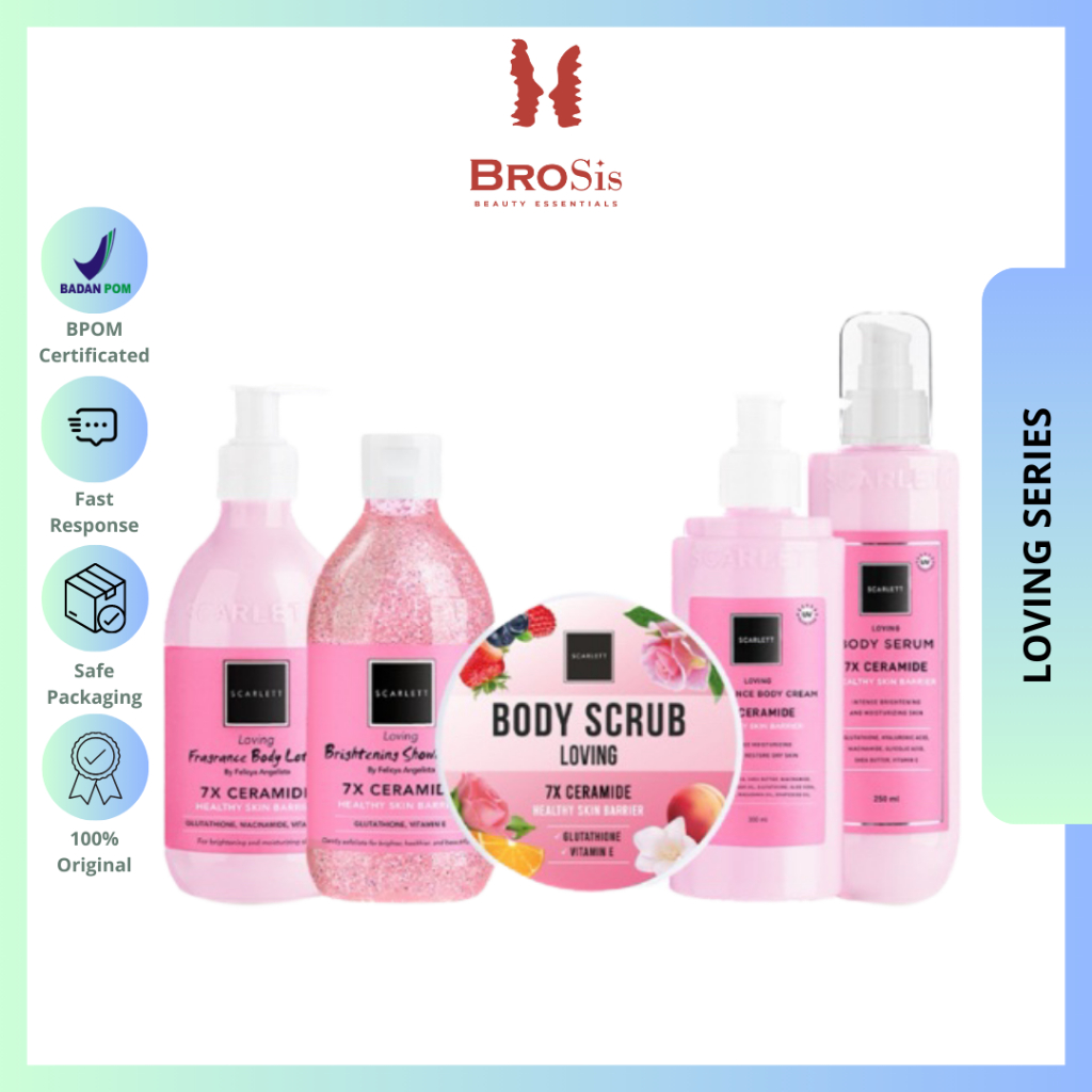 Jual Scarlett Whitening Loving Series Body Lotion Body Serum Body