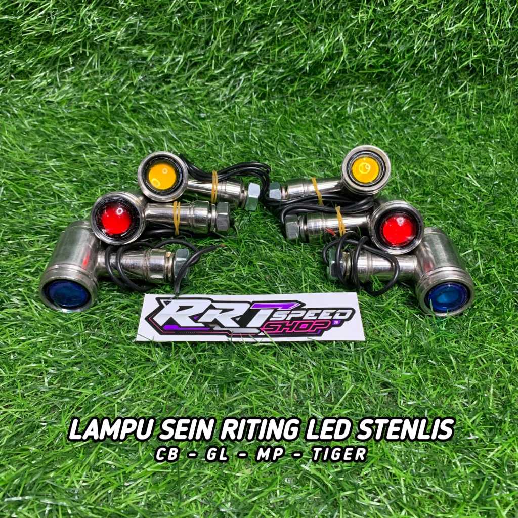 Jual RRT LAMPU SEIN RITING LED STEANLIS CB GL MEGAPRO TIGER HEREX ...