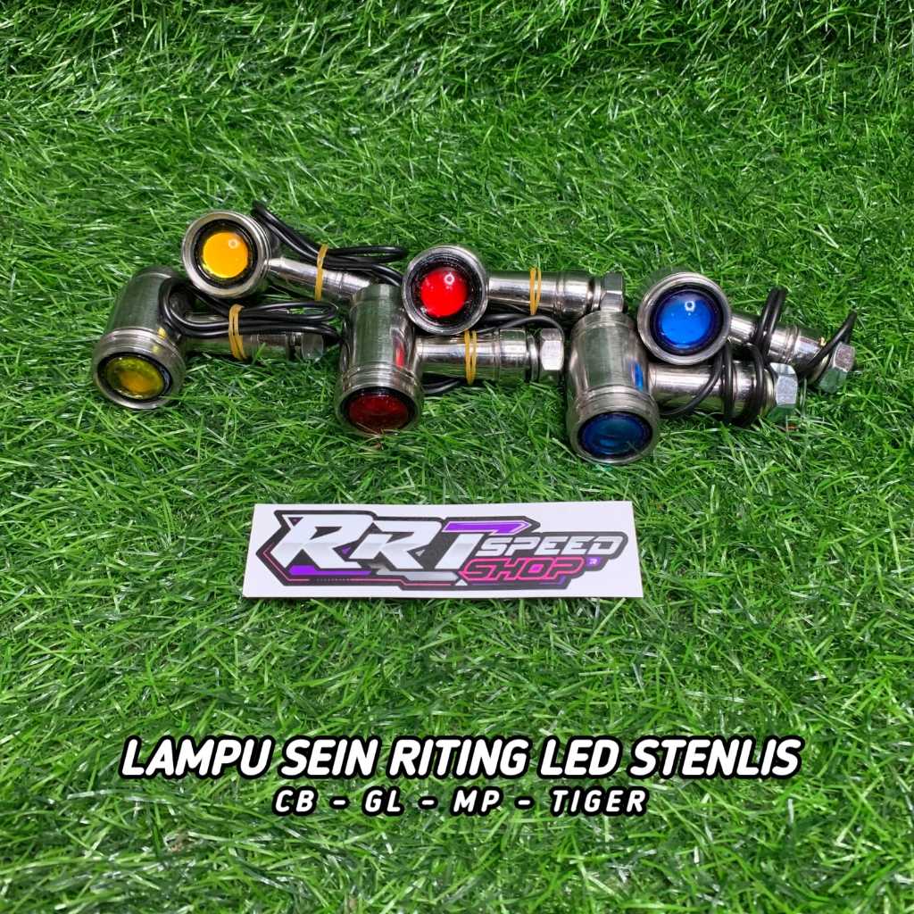 Jual RRT LAMPU SEIN RITING LED STEANLIS CB GL MEGAPRO TIGER HEREX ...