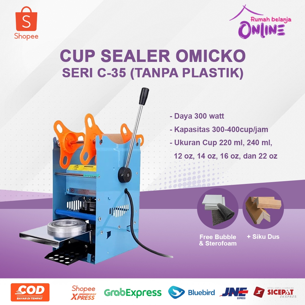 Jual Cup Sealer Omicko Seri C 35 Press Plastik Untuk Minuman Press Perekat Plastik Minuman 7661