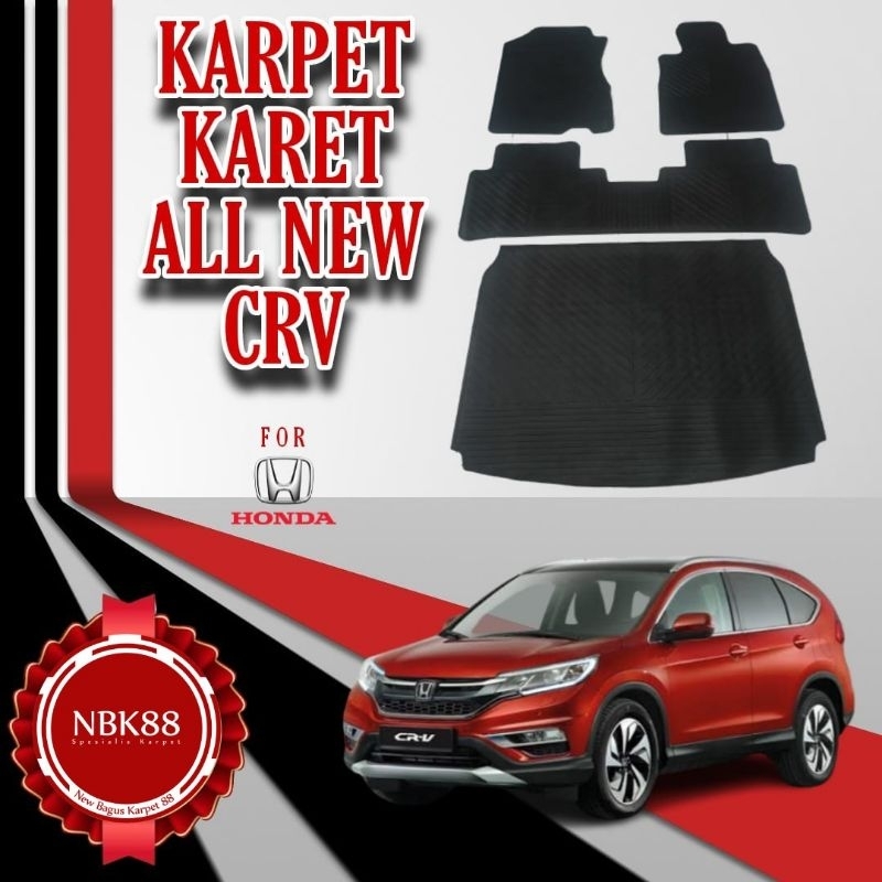 Jual Karpet Mobil All New Honda Crv Full Set Bagasi Logo Shopee