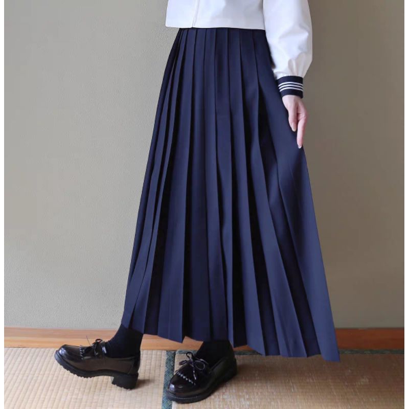 Jual rok navy skirt navy jk seifuku sailor jepang | Shopee Indonesia