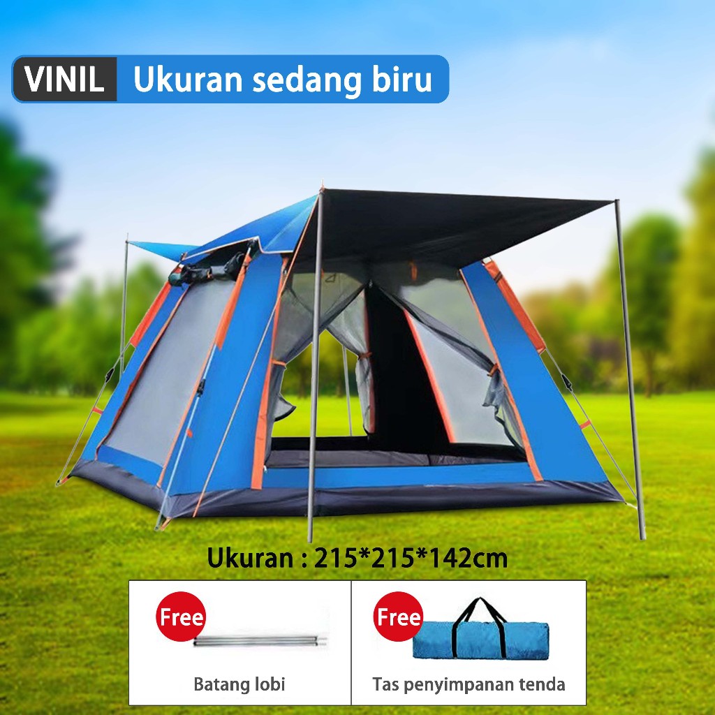 Jual Nome Tenda Camping Kapasitas 1 4 Orang Tenda Otomatis Outdoor And Indoor Tenda Gunung 2117