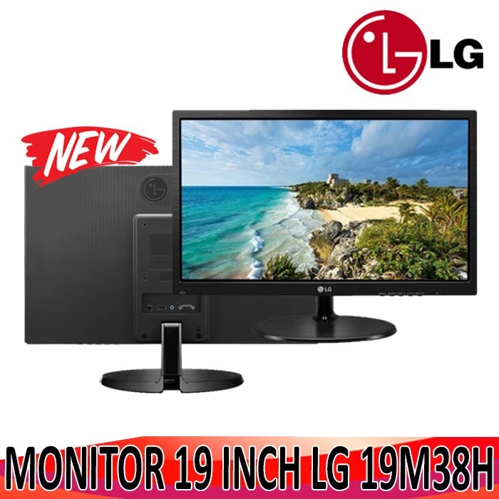 Jual Monitor LG 19M38A 19" LED VGA/HDMI Output 19 18.5 Inch FULL HD ...