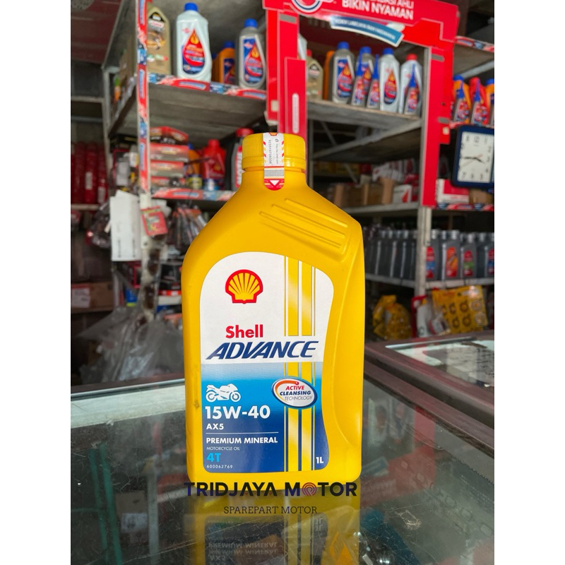 Jual Oli Shell Advance AX5 - 1L 100% ASLI | Shopee Indonesia