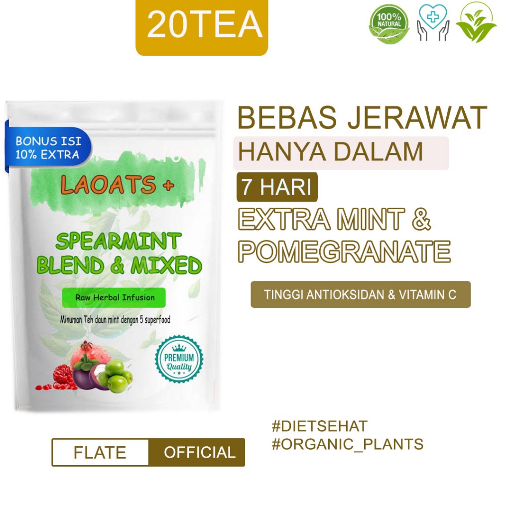 Jual Spearmint Tea Untuk Jerawat Organic Spearmint Tea Raw Herbal
