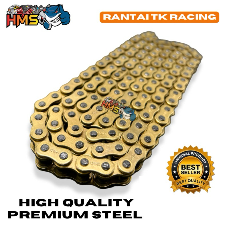 Jual Rantai TK Racing Gold EMAS 428 130 140 HS Japan ORIGINAL TK BISA ...