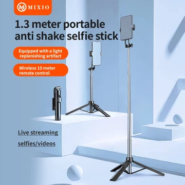 MIXIO A13 130CM Tongsis Bluetooth Selfie Stick Tripod Mini