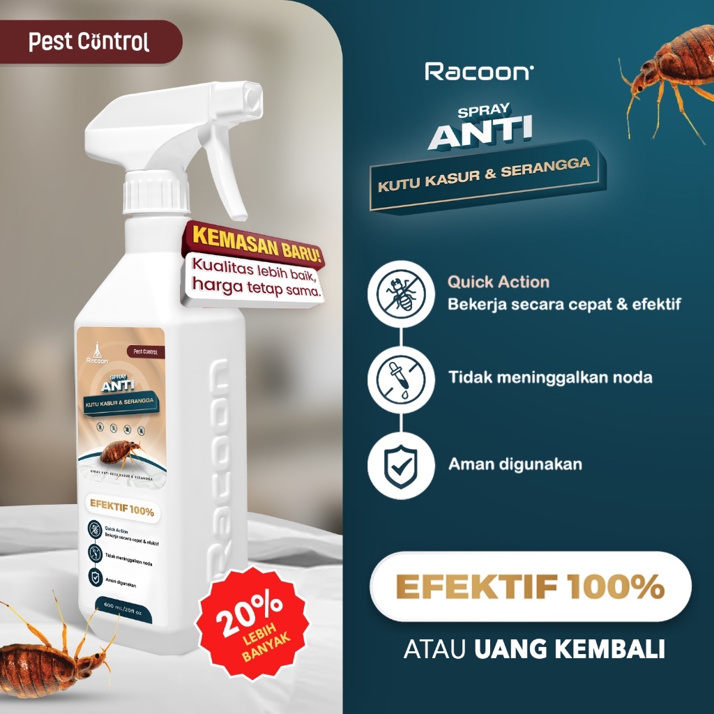 Jual Anti Kutu And Serangga Kutu Busuk Tungau Kasur Efektif 100 5oo Ml